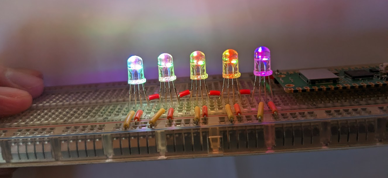 5 neopixels