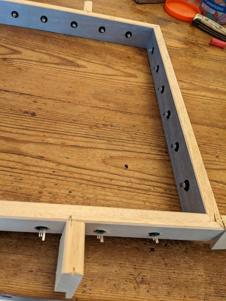 pic of LEDs in the frame